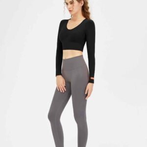 flare ribbede leggings RUXI nw480