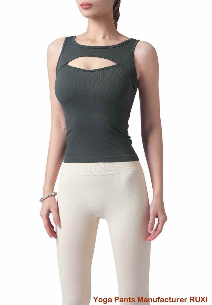 yoga topper med innebygd BH RUXI
