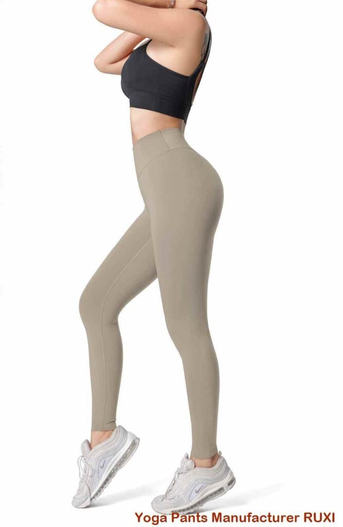 yogashorts i bomull med lommer