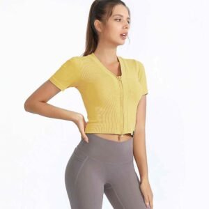 fleecefôret yogabukse med lommer