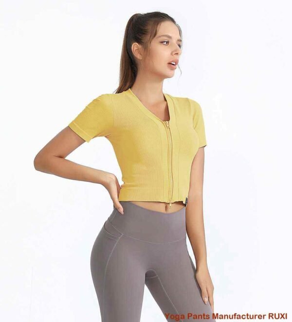 fleecefôret yogabukse med lommer