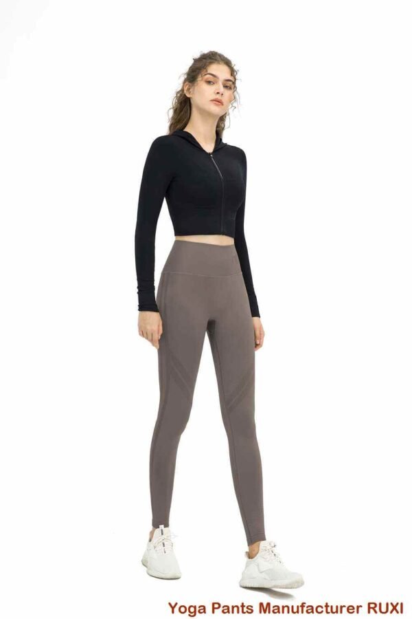 svarte gymleggings for damer RUXI