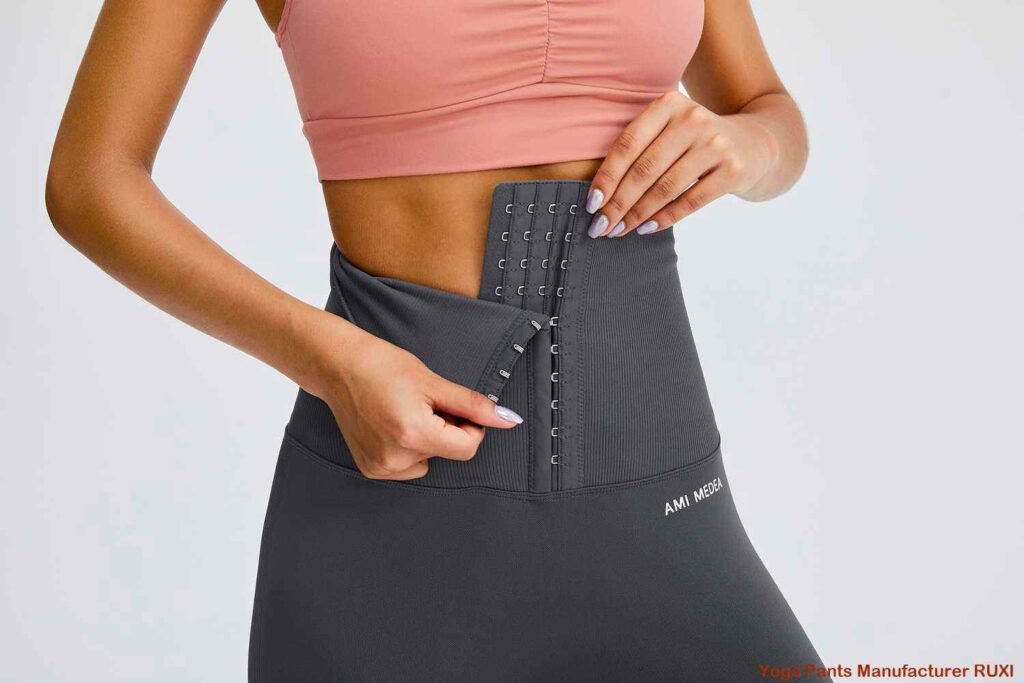 grønne yogabukser RUXI nw119