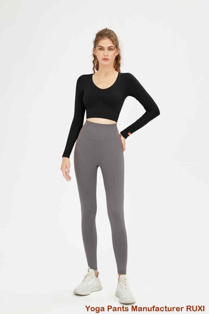 sømløse gymshorts for kvinner